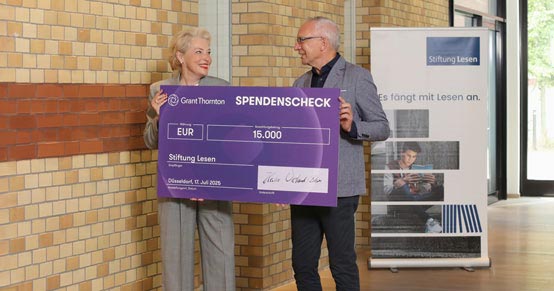 Grant Thornton in Deutschland startet Zusammenarbeit mit der Stiftung Lesen